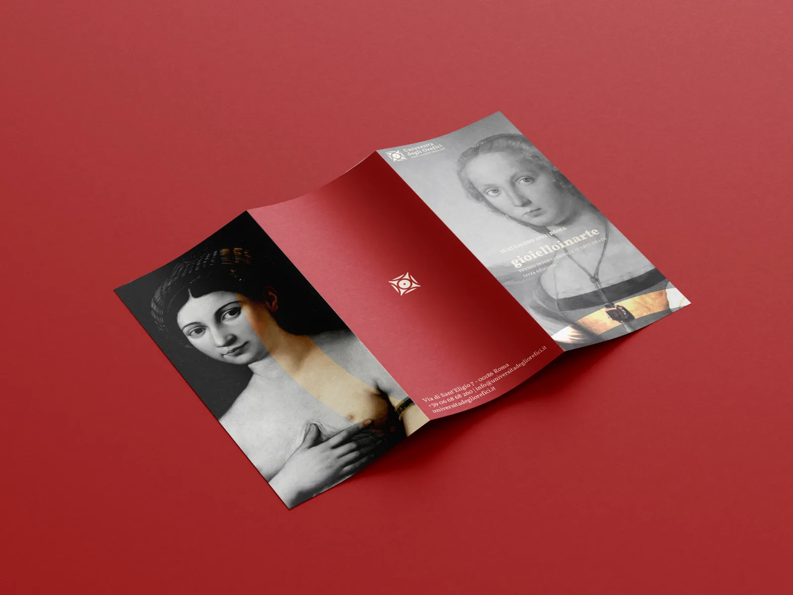 Trifold gioielloinarte per l’Università degli Orefici